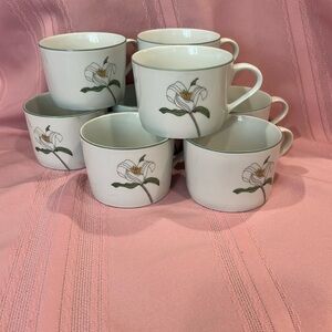 Vintage Block Spal set of 8 mugs